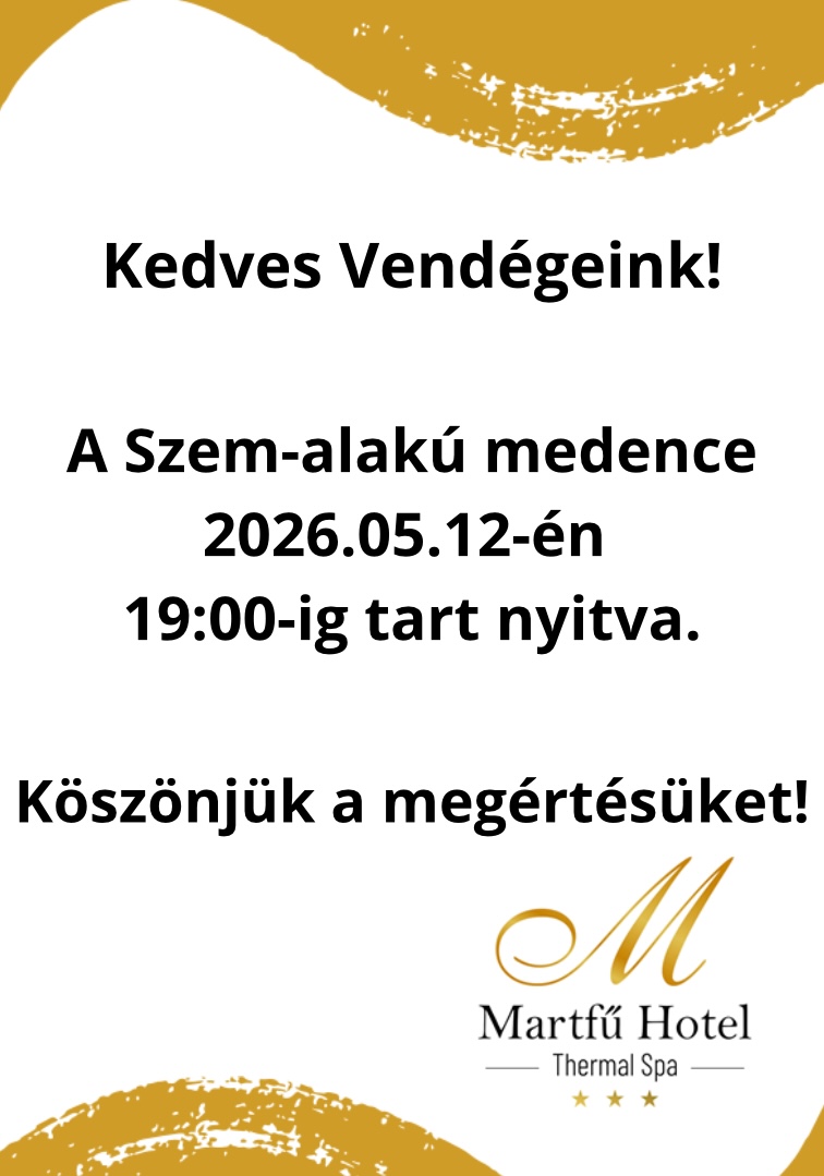 Szem-alakú medence zárás
